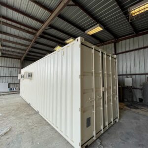 40ft shipping container with a custom door